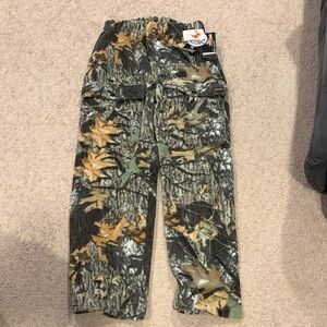 Woodland Camo Polartec Fleece Men's Hunting Pants